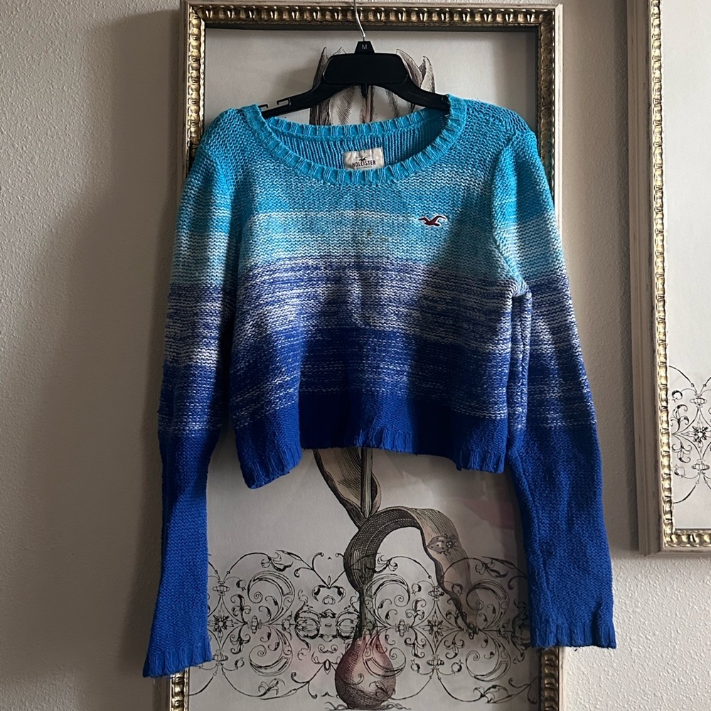 Hollister Ocean Beach Knitted CropTop Sweater